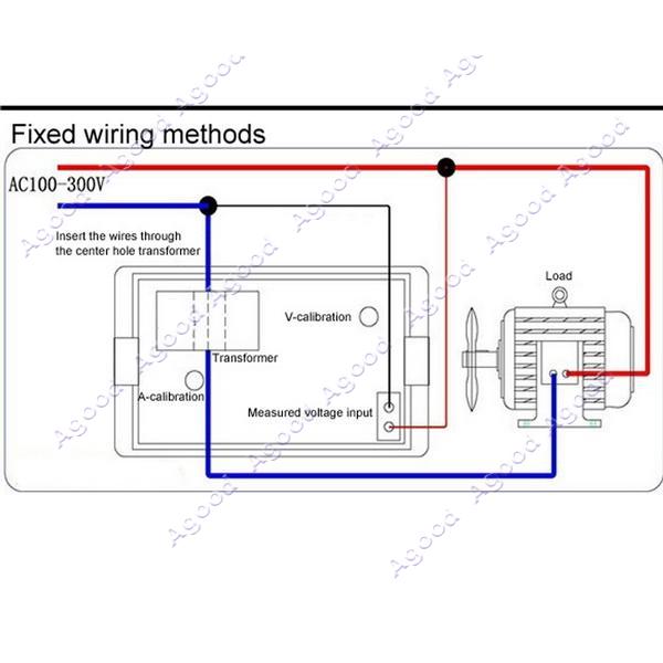 DC 0 100V 10A Dual Red LED Digital Voltmeter Ammeter Panel Amp Volt